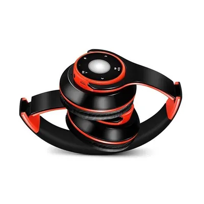 Produktbild von Bluetooth Kopfhörer mit Mikrofon, SD-Karte, MP3, Bluetooth 5.3, 40-mm-Treiber, ANC, 20 Std. – Orange
