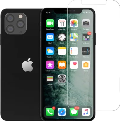 Produktbild von box of 10 - TUNIQ  Apple iPhone 12-12 Pro Transparent Smartphone screenprotector