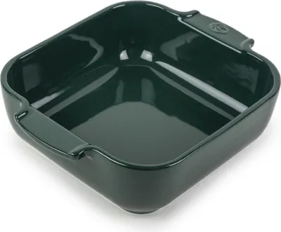 Produktbild von PEUGEOT Keramik Auflaufform APOLLIA 18cm Quadratisch Waldgrün Spülmaschinenfest