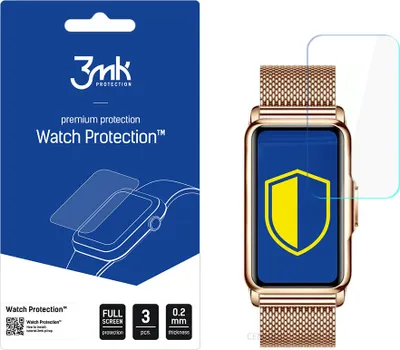 Produktbild von 3mk Display Schutzfolie Watch Protection für Rubicon RNCF04  0,2mm (3 Stück)