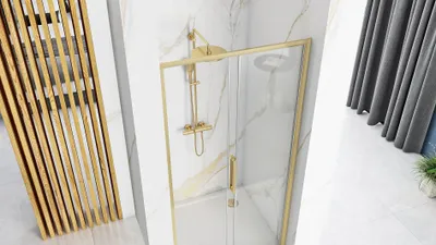 Immagine prodotto di Porta Doccia Rea Rapid Slide 110 Gold Brush