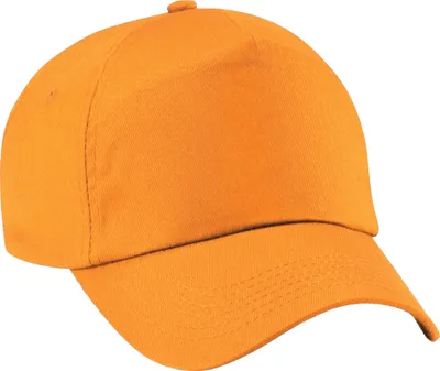 Image de Beechfield casquette de baseball originale unie à 5 panneaux PC2097 (taille unique) (Orange)