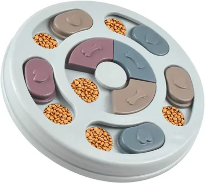 Produktbild von Interaktive Hundespielzeuge, Futterspielzeug, Blau, Sicher und Langlebig, Für Hunde und Katzen geeignet