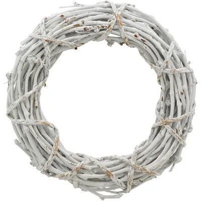 Produktbild von Türkränze Rattan weiß gewickelt 4 Größen