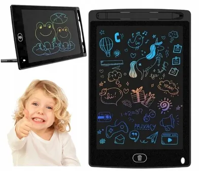 Produktbild von LCD Schreibtafel 12 Zoll Zeichenbrett Grafiktablet für Kinder Zaubertafel Maltafel XXL