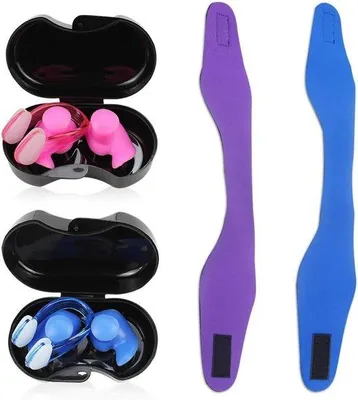 Immagine prodotto di Fasce galleggianti per bambini e adulti - Neoprene - Elevata elasticità - Regolabili - Impermeabili - Allenamento di nuoto - Surf - Snorkeling - Set da 2 pezzi