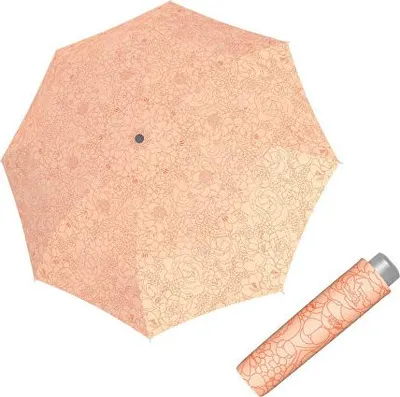 Productafbeelding van Doppler Mini Light Giardino, oranje - opvouwbare damesparaplu
