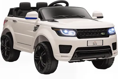 Obrázek produktu pro Elektrické auto pro děti, SUV, elektrické vozidlo, 12 V, dvojitý motor, rychlosti 3-5 km/h, odpružení, dálkové ovládání 2,4 G, LED světla