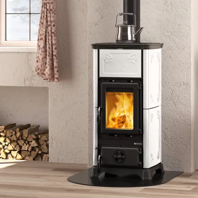 Produktbild von La Nordica Emiliana Freistehend Brennholz Schwarz, Rot