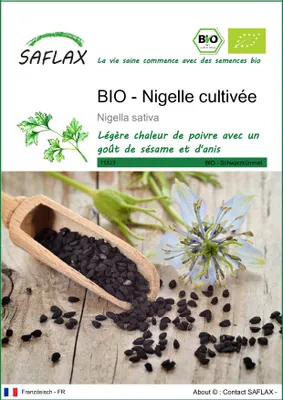 Image de SAFLAX -- Nigelle cultivée - 300 graines - Nigella