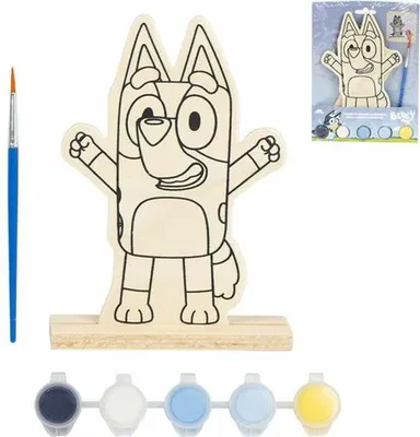 Image de Jeu Vernis et peintures Bluey Bois 14 x 18 x 5 cm