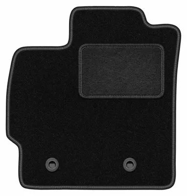 Produktbild von Fahrermatte Velours für Toyota Prius III 2009-2011 (Schrägheck) – 1-tlg, Schwarz, passgenau – Wielganizator LUX