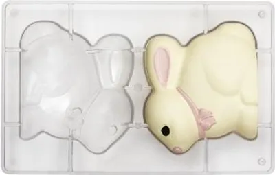Image de Moule à chocolat pour lapin de Pâques 13x11cm