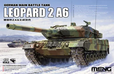 Obrázek produktu pro Německý hlavní bojový tank Leopard 2A6 / 1:35