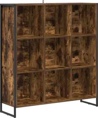 Image de Bibliothèque Chêne Fumé 99,5 x 30 x 108,5 cm Bois d'ingénierie