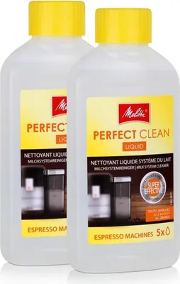 Produktbild von 2x Melitta 202034 Perfect Clean Espresso Machines Milchsystem Reiniger 250ml