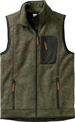 Produktbild von OS Trachten Klesi Strickfleece Weste Herren (Oliv) Größe L
