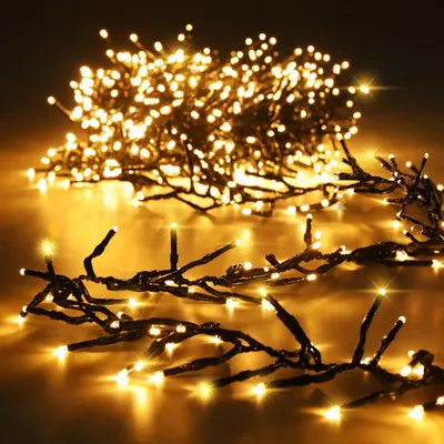 Produktbild von SALCAR  768er  Solar Cluster Lichterkette Außen LED 8,6m Solarlichterkette mit Fernbedienung, 13 Modi Solar Lichterketten für Innen Garten Hochzeit