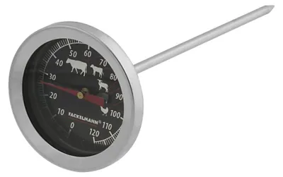 Bratenthermometer aus Edelstahl, 11,5 cm, 1 Stück