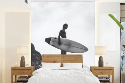 Produktbild von Fotobehang Oceaanwasser Rotsfarben 195 cm x 260 cm Breitformat