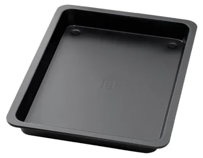 ICQN Backblech 460 x 370 x 30 mm Tief, Fettpfanne für Backofen und Herd, Emaille
