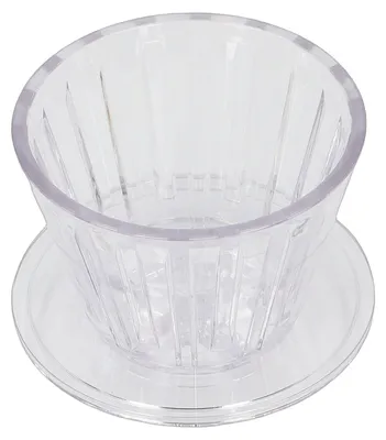Obrázek produktu pro Kávový filtr Wave z PC, průhledný, s plochým dnem, určený pro přípravu kávy metodou "pour-over", snadno se čistí