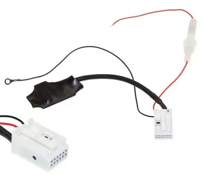 Produktbild von BT Bluetooth Adapter MP3 AUX #5117 12-Pin für VW Radio Naviagtion MFD 2 und RNS2