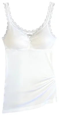 Produktbild von HERMKO 175803810 Damen BH-Hemd mit Spitze, Farbe:weiß, Größe:40/42 (M)