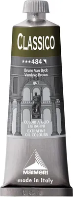 Obrázok produktu pre Maimeri Classico Olejová farba Vandyke Brown 60 ml 1 ks