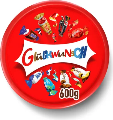 Produktbild von "Glückwunsch" 550g Celebrations XXL Dose