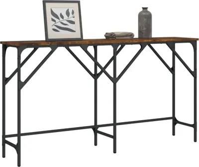 Produktbild von Konsolentisch Flurtisch Räuchereiche 140x29x75 cm Holzwerkstoff 837759
