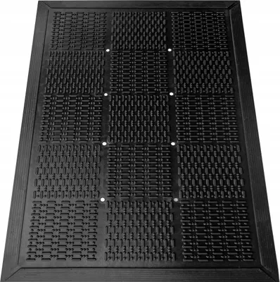 Produktbild von Deco4Home Gummi Schmutzfangmatte 60x90cm | Fußmatte | Schwarz