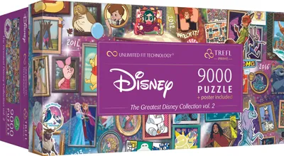 Produktbild von Trefl, The Greatest Disney Collection Vol. 2, 9000 Teile Puzzle