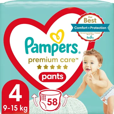 Obrázek produktu pro PAMPERS Premium Care Pants vel. 4 (58 ks)