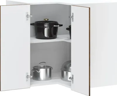 Produktbild von "2026 Promotion" Buffetschrank Küche, Küchen-EckHängeschrank, Lucca Räuchereiche Holzwerkstoff - Mehrzweckschrank CC31320