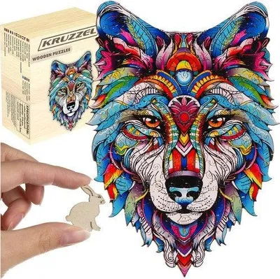 Obrázek produktu pro Dřevěné puzzle - Kruzzel puzzle 24552