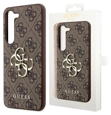 Zdjęcie produktu dla Etui Guess Guhcs23S4Gmgbr S23 S911 - Brązowe 4G Big Metal Logo