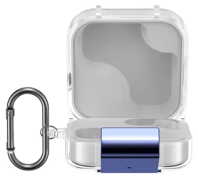 Produktbild von kwmobile Hülle für CMF by Nothing Buds Pro 2 / CMF Buds 2 Plus Case - TPU Silikon Schutzhülle - Kopfhörer Cover - Transparent
