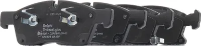 Produktbild von DELPHI Bremsbeläge Satz Vorne Bremsklötze für JEEP GRAND CHEROKEE IV (WK, WK2) LP3173