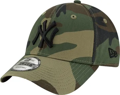 Produktbild von New Era Cap 9FORTY Woodland Camo NY Yankees Black Logo, Cap:OSFA