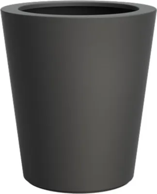 Produktbild von Adezz Conic mit Boden Pflanzgefäß Fiberglas Pflanzkübel 890x1000 mm schwarz