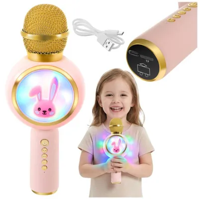 Produktbild von Drahtloses Karaoke-Mikrofon für Kinder – rosa