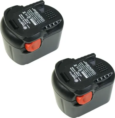 Produktbild von 2x Trade-Shop NI-MH Akku, 12V / 2000mAh ersetzt 0700980320, B-1215-R, B-1220-R, M-1230-R für B-1214-G B-1215-R B-1220-R BS12G BS12X BSB12G BSB12STX BSS12RW GBSAA12V M-1230-R