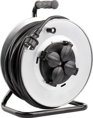 Produktbild von Kabeltrommel 50m 3x1.5mm IP44 Grau
