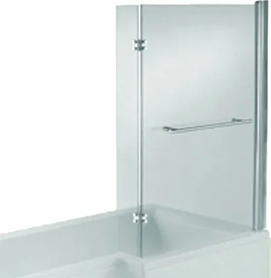 Produktbild von SYNA Duschabtrennung mit Handtuchhalter, H. 140 cm, 6mm Glas