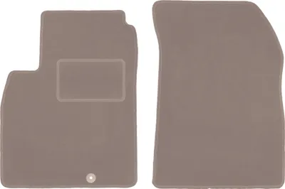 Obrázok produktu pre Velúrové koberčeky do auta pre Nissan Micra K13 hatchback (2010-2016) - béžové LUX predné rohože (2 kusy)