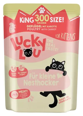 Produktbild von Lucky Lou Lifestage Kitten Geflügel 6x 300 g