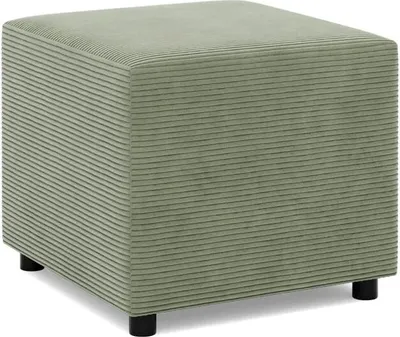 Produktbild von Sitzpouf für das Wohnzimmer 50 x 50 cm, Cord - Grün