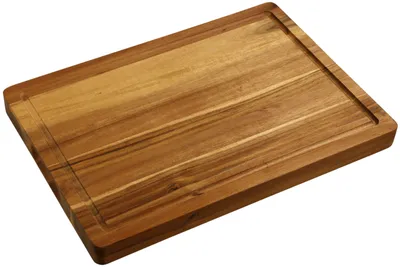 Produktbild von KESPER Schneidebrett aus Akazienholz, massiv, 50 x 35 x 4 cm, extra groß und stabil, ideal für Küche und Servieren