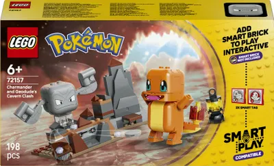Immagine prodotto di LEGO Pokémon SMART Play: Duello nella caverna di Glumandas e Kleinsteins - set interattivo compatibile con 2 Smart Tag e 2 figure Pokémon - idea regalo per bambini dai 6 anni in su - 72157